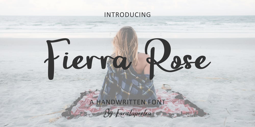 FA Fierra Rose font