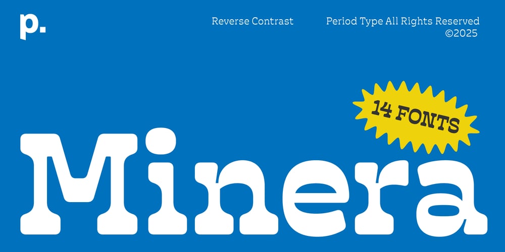 Minera font