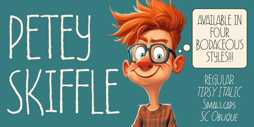 Petey Skiffle font