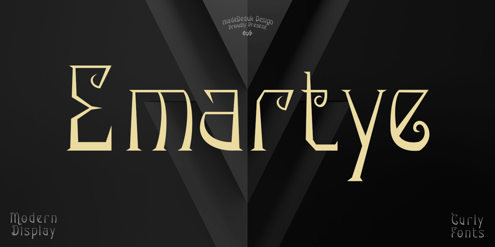Emartye font