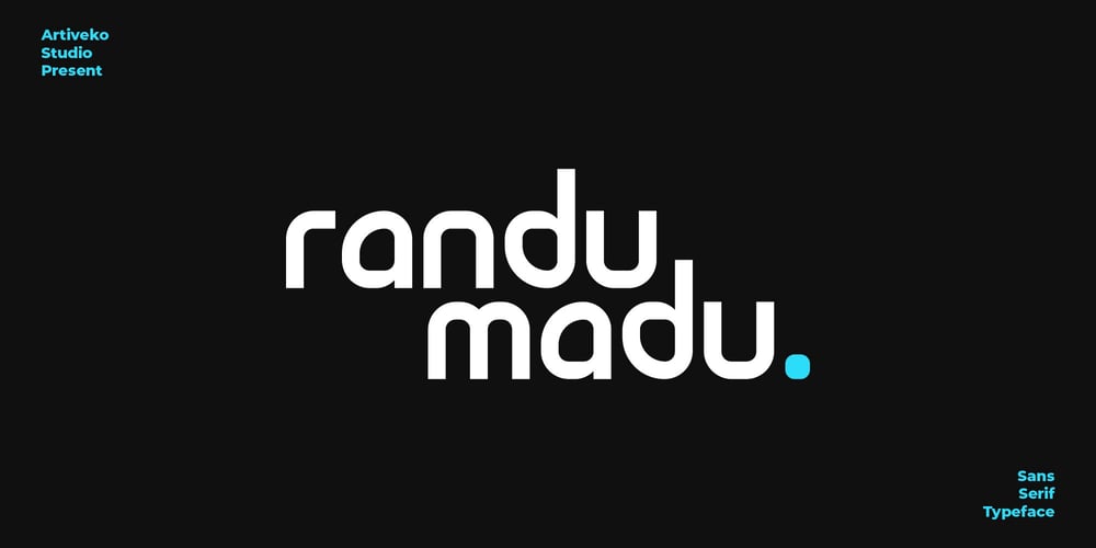 Randu Madu font