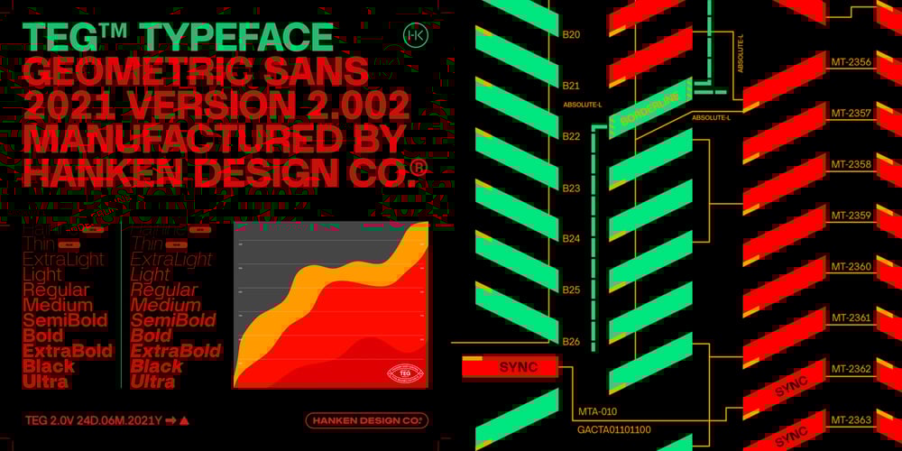 TEG font