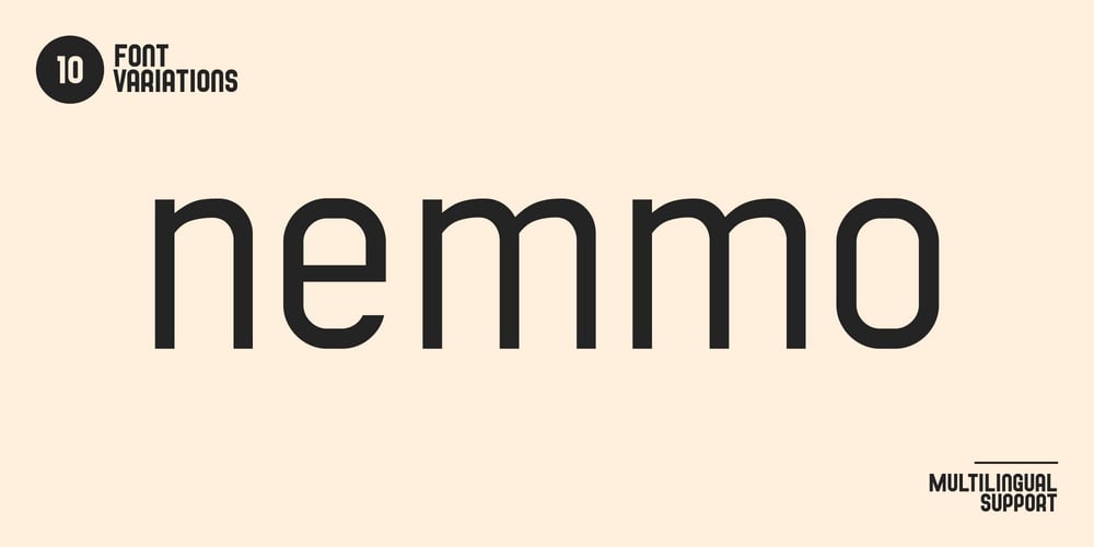 Nemmo font