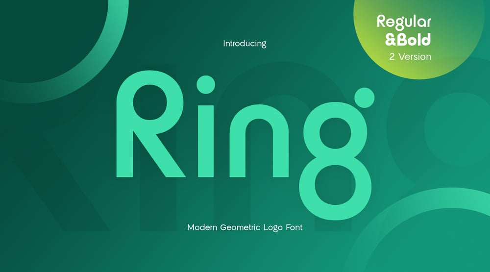 Ring SS font