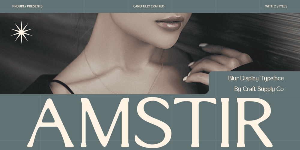 Amstir Blur font