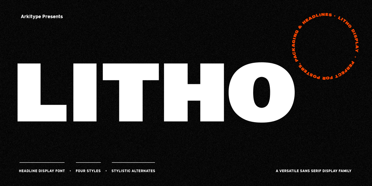 Litho Display Font | Webfont & Desktop | MyFonts