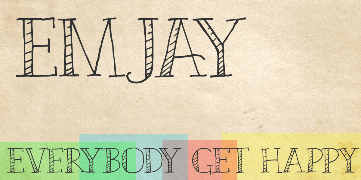 Emjay Font | Webfont & Desktop | MyFonts