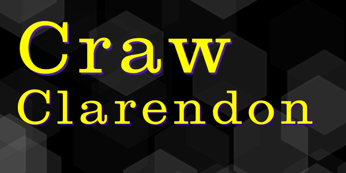 Text Craw Craw Clarendon Font | Webfont & Desktop | MyFonts