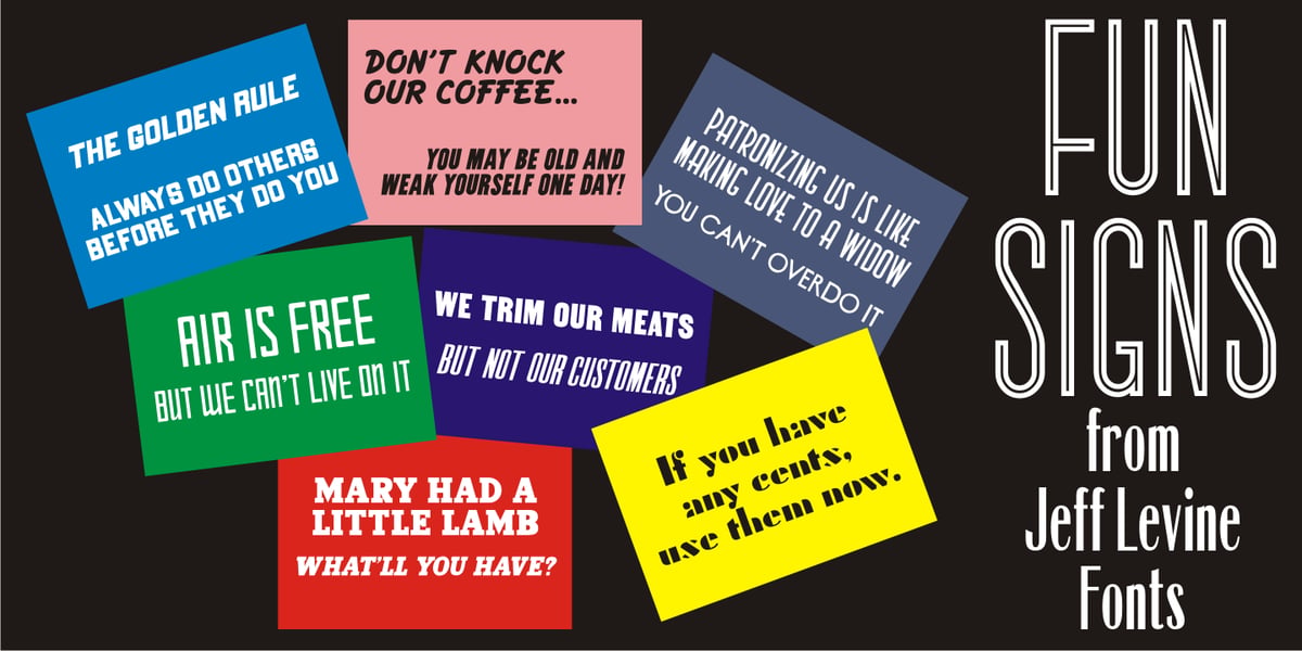 Fun Signs JNL Font | Webfont & Desktop | MyFonts