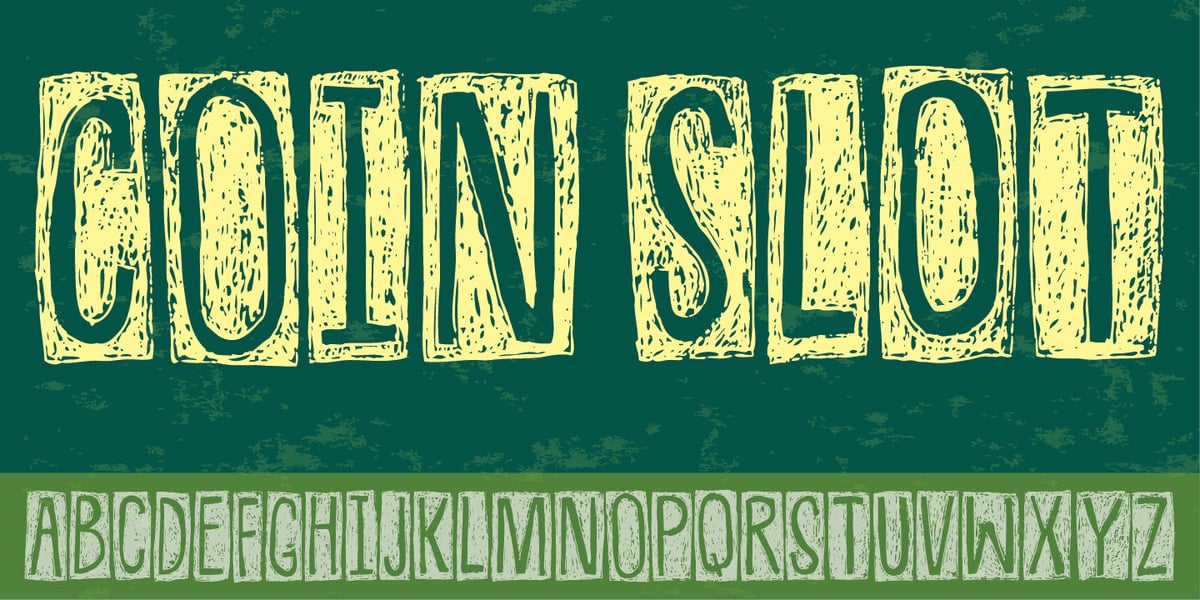 Coin Slot Font | Webfont & Desktop | MyFonts