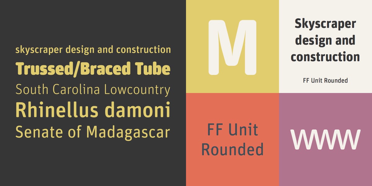 Unit Font FF Unit Rounded Font | Webfont & Desktop | MyFonts