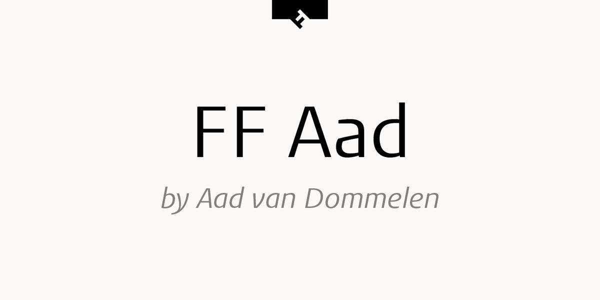 FF Aad Font | Webfont & Desktop | MyFonts