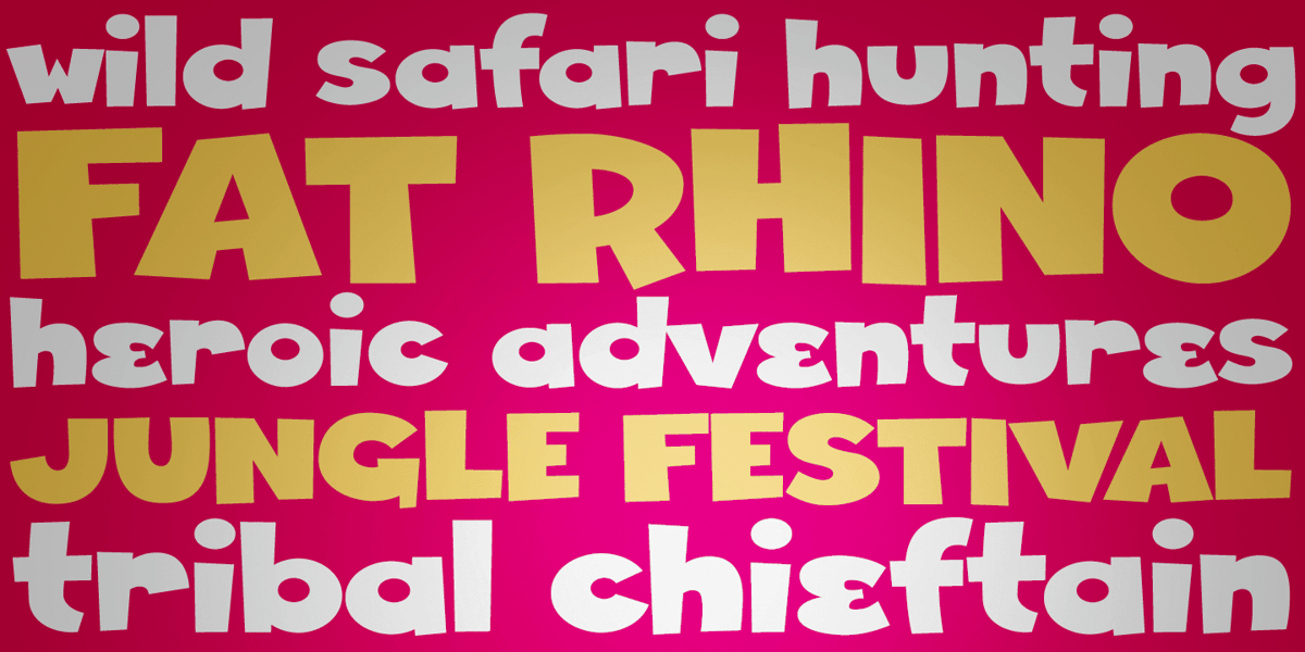 Fat Rinoh Fat Rhino Font | Webfont & Desktop | MyFonts