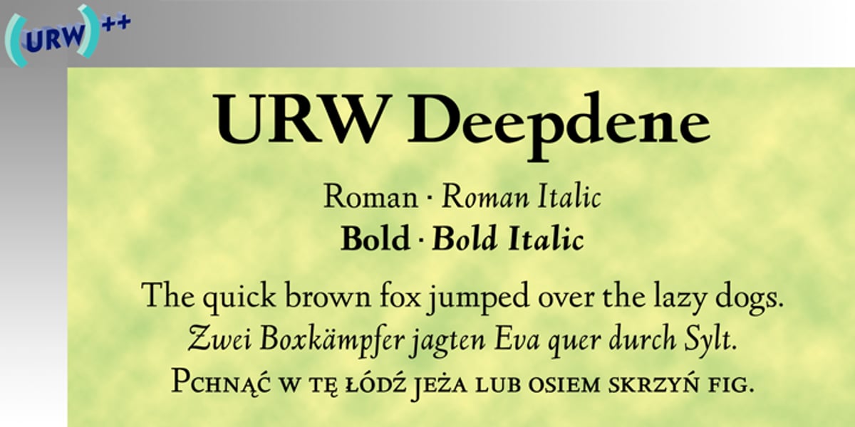 Deepdene Font | Webfont & Desktop | MyFonts