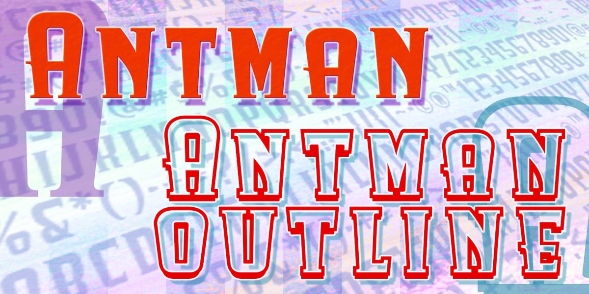 Antman Font | Webfont & Desktop | MyFonts