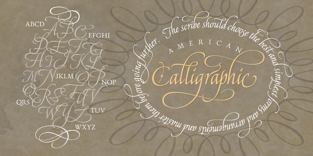 American Calligraphic Font | Webfont & Desktop | MyFonts