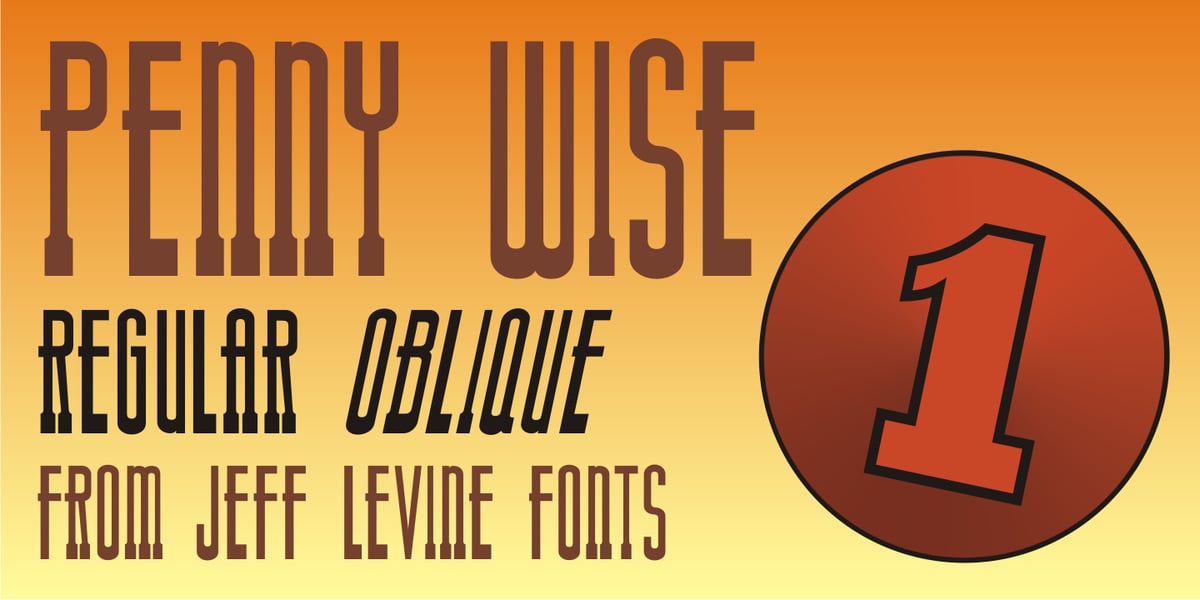 Penwin Font Penny Wise JNL Font | Webfont & Desktop | MyFonts