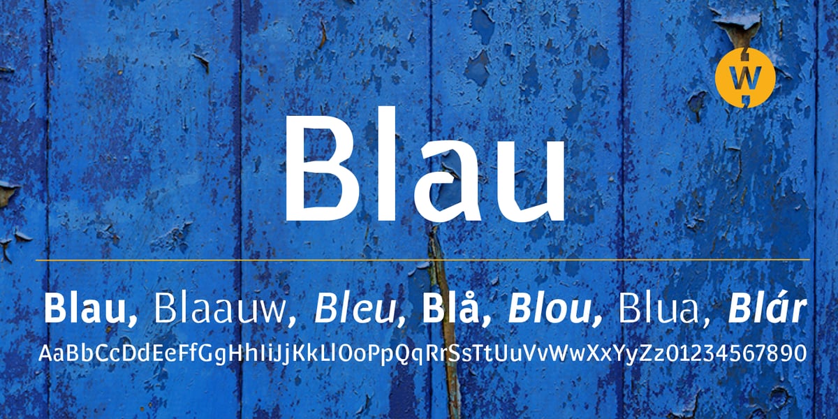 Blau Font | Webfont & Desktop | MyFonts