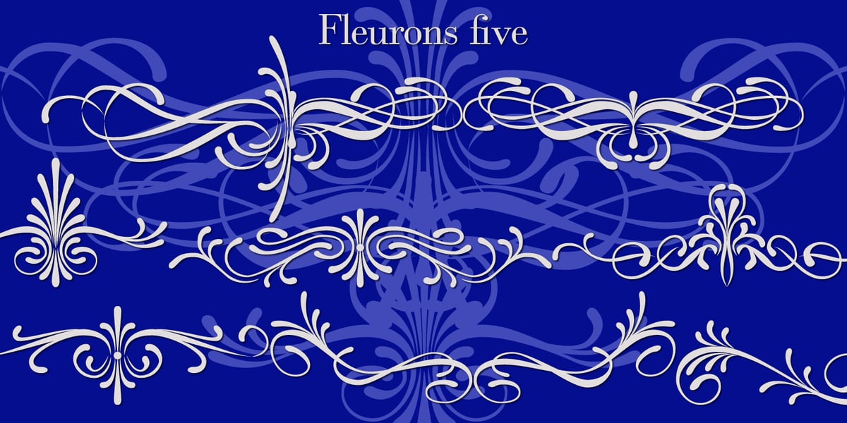 Text Fleurons Fleurons V Font | Webfont & Desktop | MyFonts
