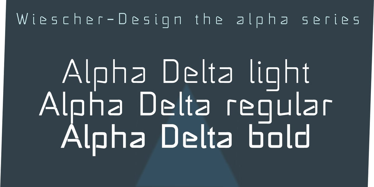 Alpha Delta Font | Webfont & Desktop | MyFonts