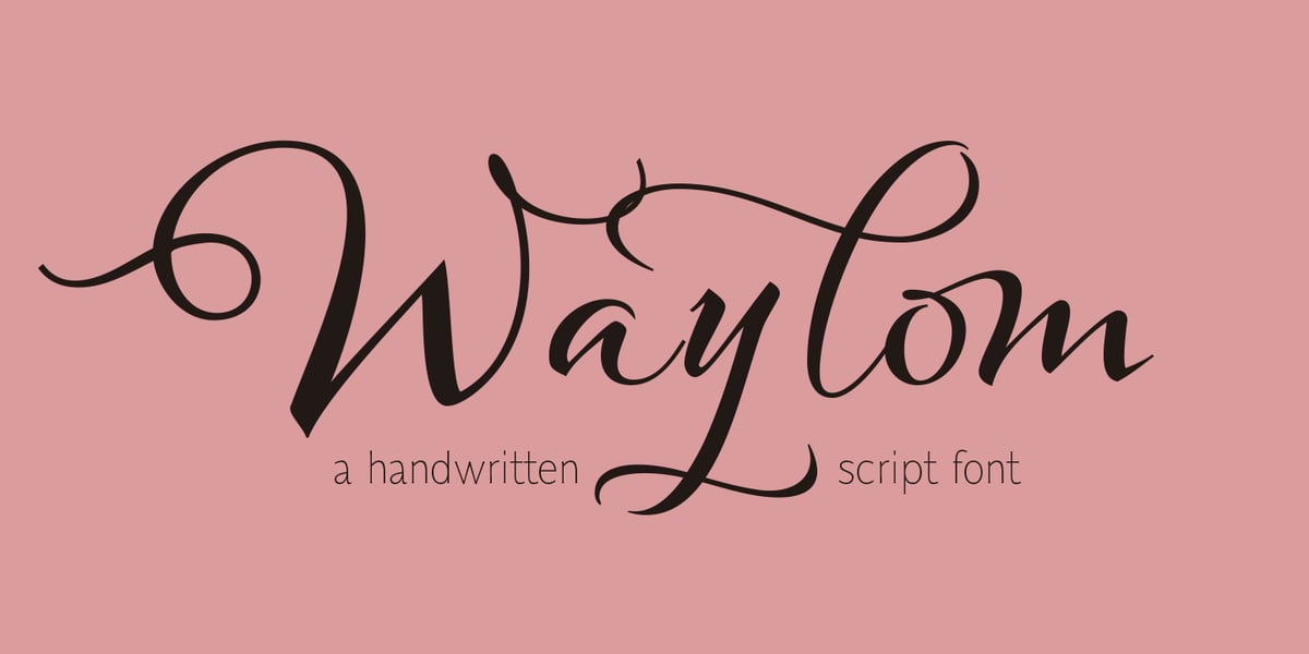 Waylon Rance Font Waylom Font | Webfont & Desktop | MyFonts