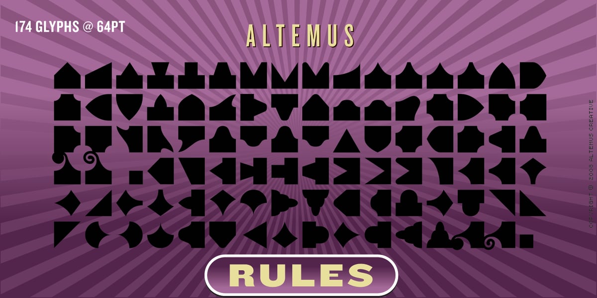 Altemus Rules Font | Webfont & Desktop | MyFonts
