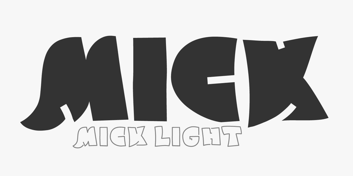 Mikk Text Mick Font | Webfont & Desktop | MyFonts