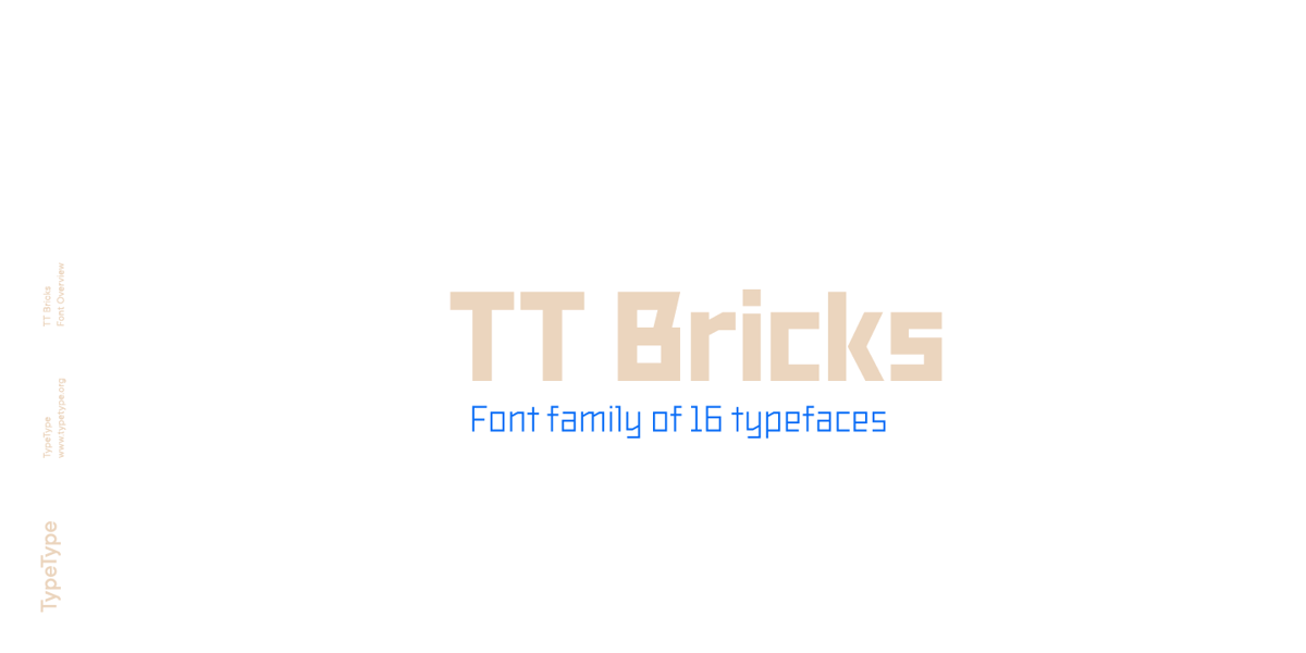 TT Bricks Font | Webfont & Desktop | MyFonts