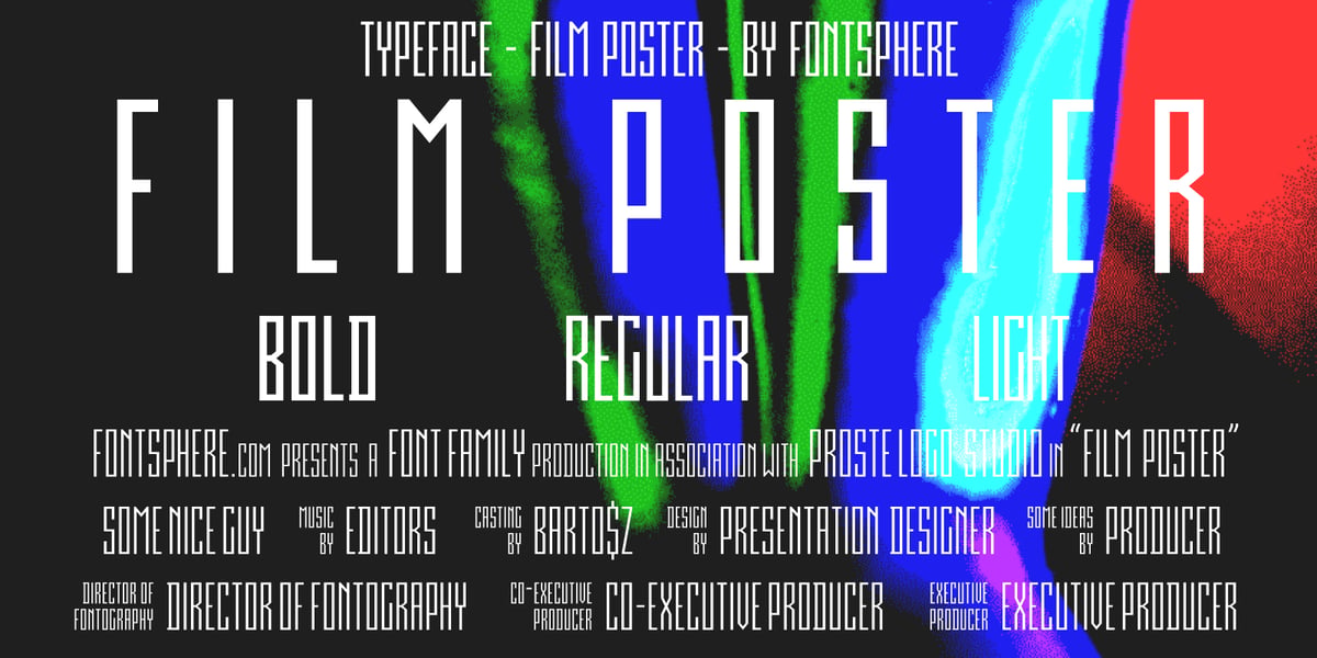Film Poster Font | Webfont & Desktop | MyFonts