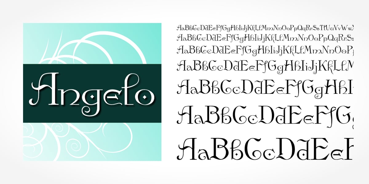 Marco Angelo Lettering Angelo Font | Webfont & Desktop | MyFonts