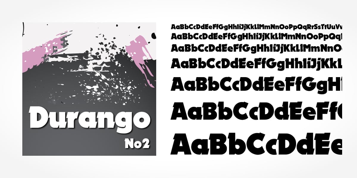 Durango Sign Letters Durango No2 Font | Webfont & Desktop | MyFonts