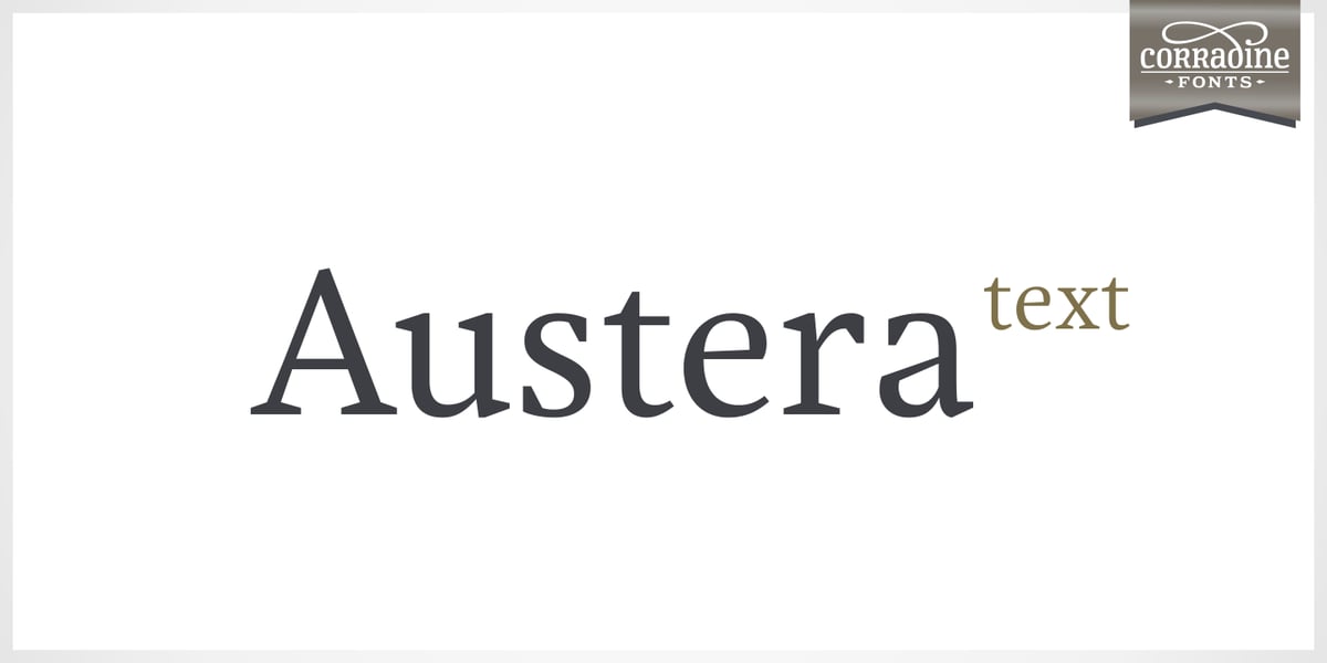 Austera Text Font | Webfont & Desktop | MyFonts