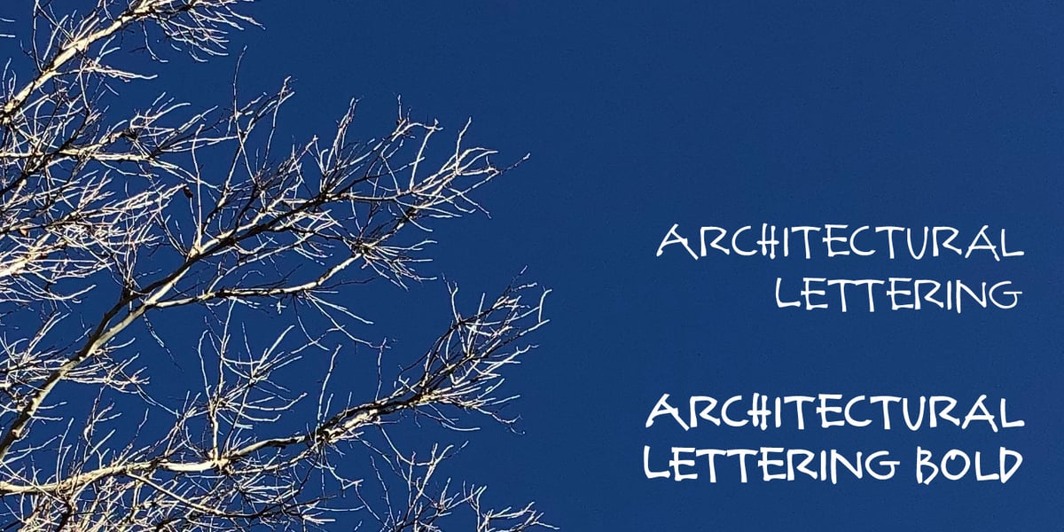 Architectural Lettering Font | Webfont & Desktop | MyFonts
