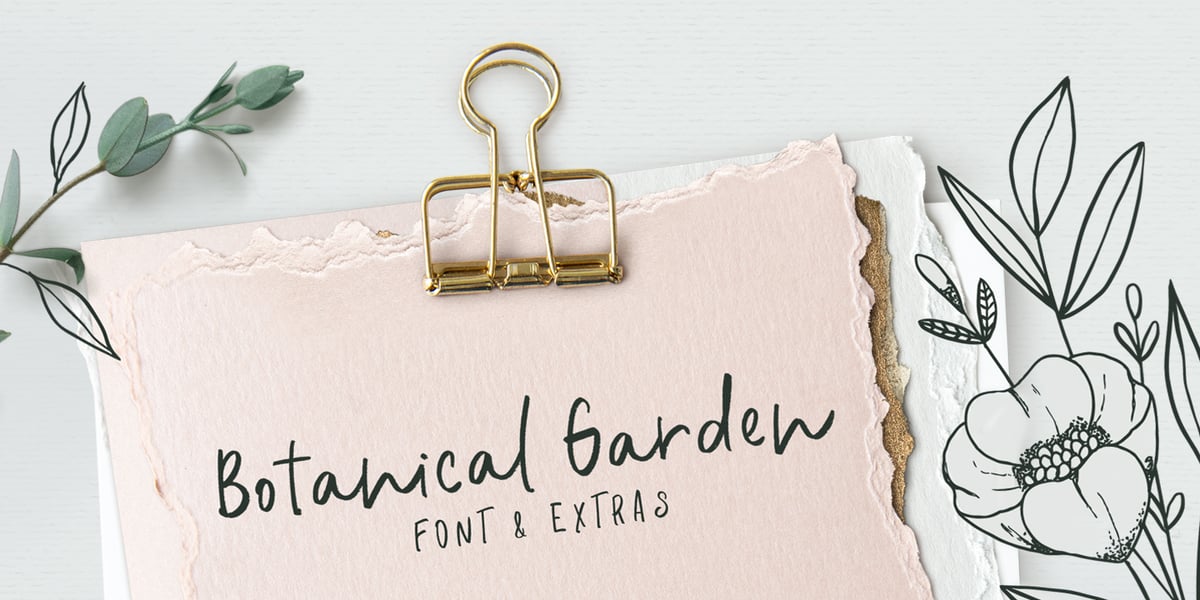 Botanical Garden Font | Webfont & Desktop | MyFonts