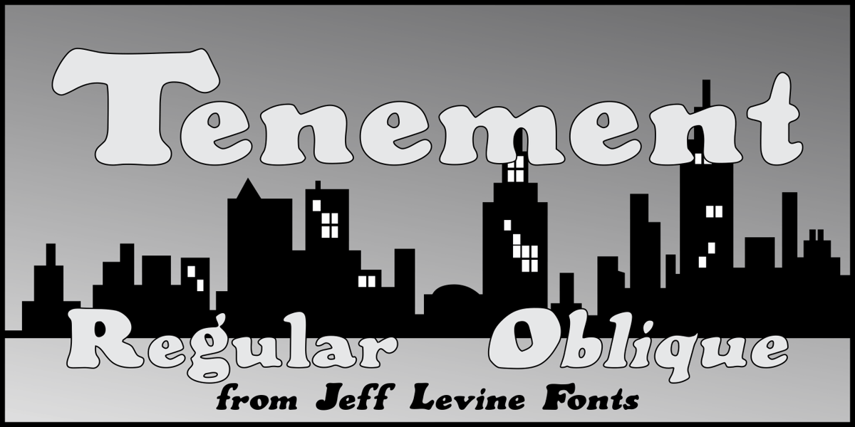 Tenement JNL Font | Webfont & Desktop | MyFonts