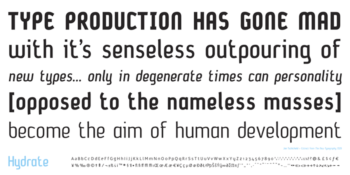 Hydrate Font | Webfont & Desktop | MyFonts