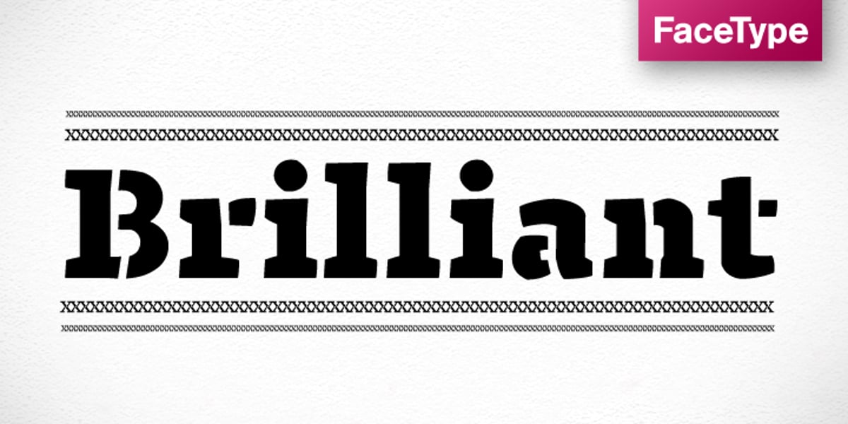 Brilliant Font | Webfont & Desktop | MyFonts