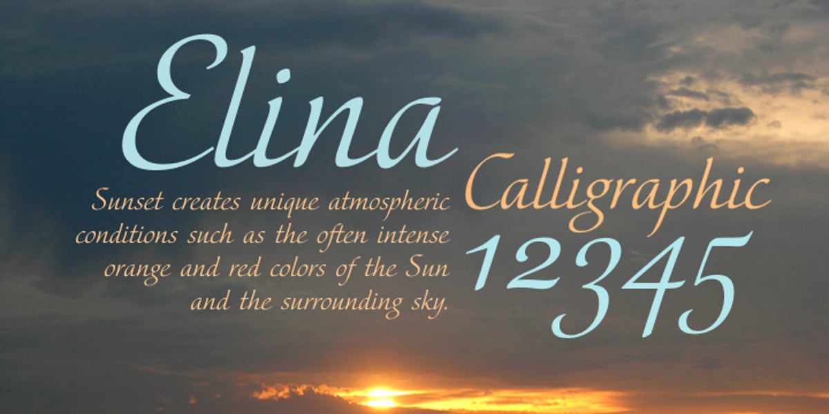 Elina Font | Webfont & Desktop | MyFonts