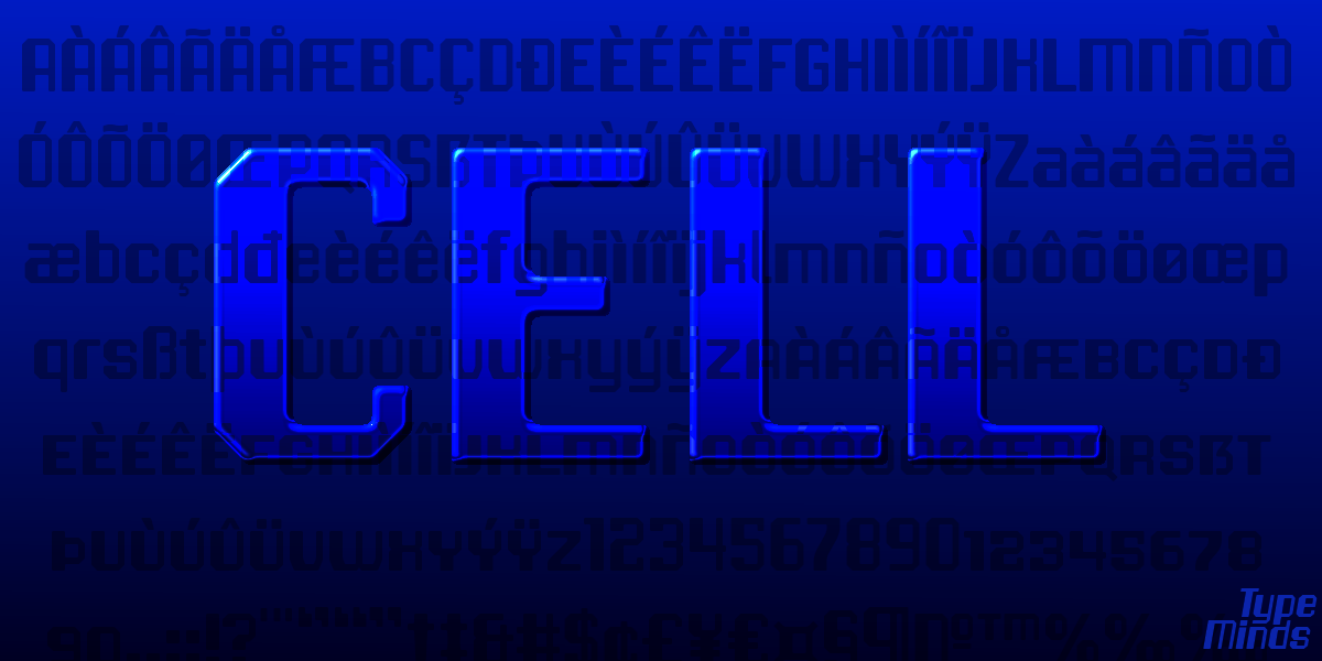 Cell Font | Webfont & Desktop | MyFonts