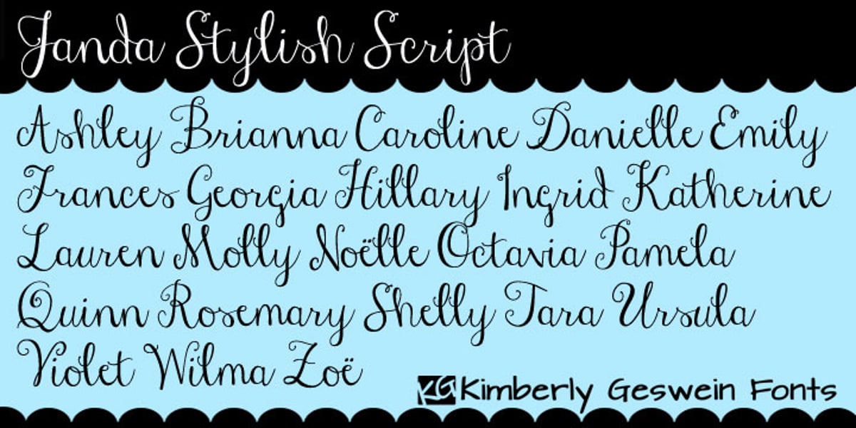 Janda Stylish Script Font | Webfont & Desktop | MyFonts