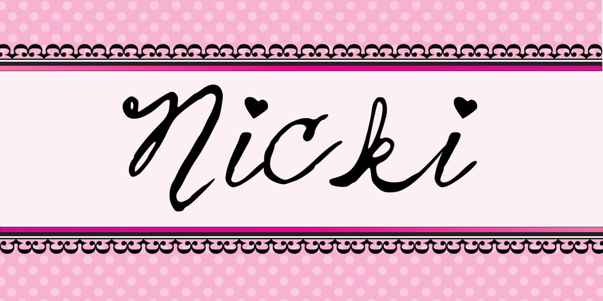 Nicki Font | Webfont & Desktop | MyFonts