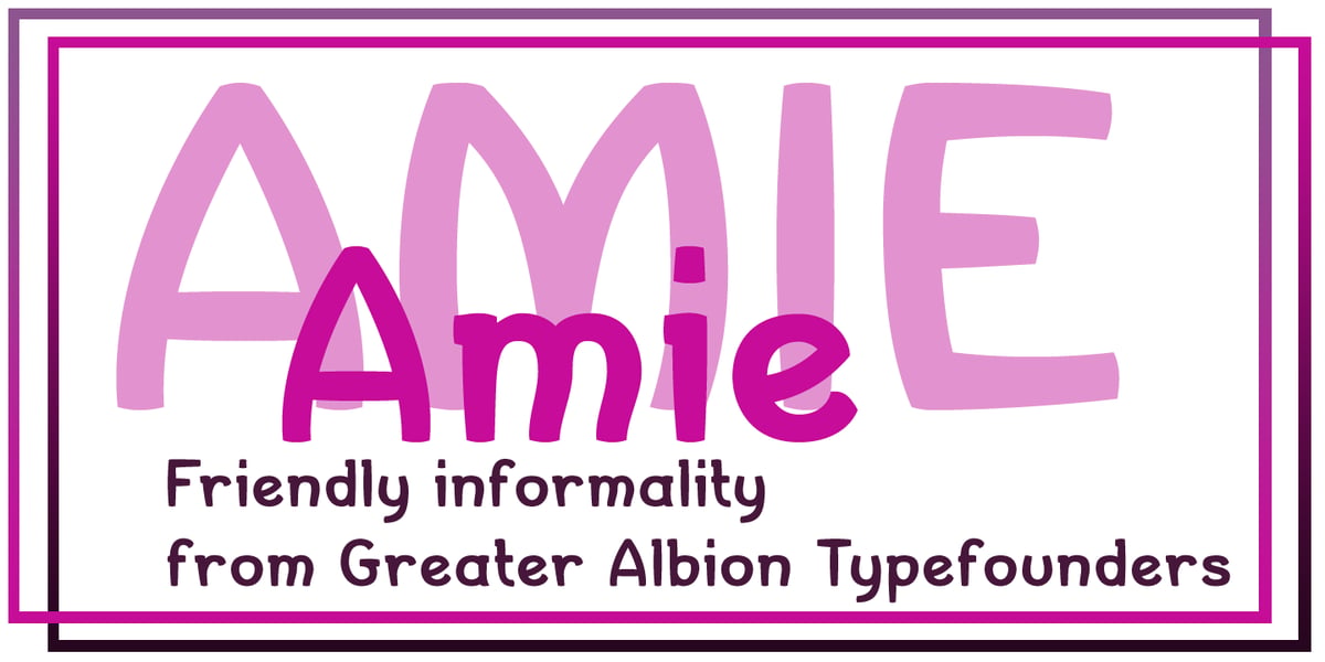 Amie Lettering Amie Font | Webfont & Desktop | MyFonts