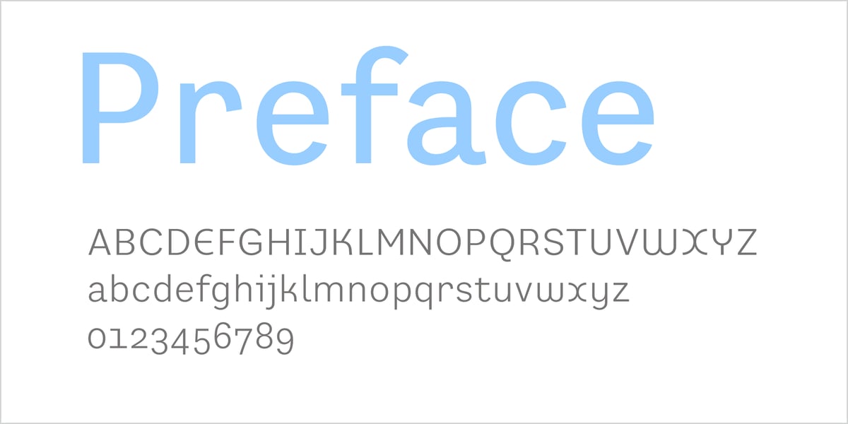 Preface Font | Webfont & Desktop | MyFonts