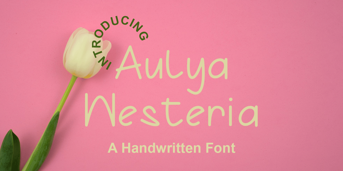 Aulia Lettering Aulya Westeria Font | Webfont & Desktop | MyFonts
