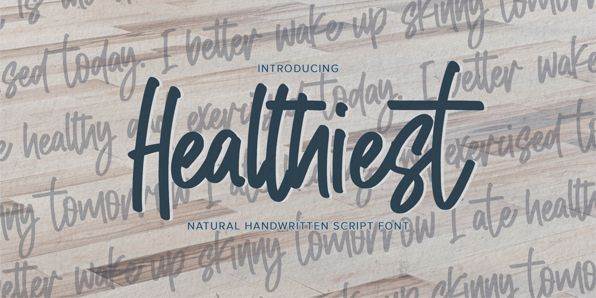 Healthiest Font | Webfont & Desktop | MyFonts