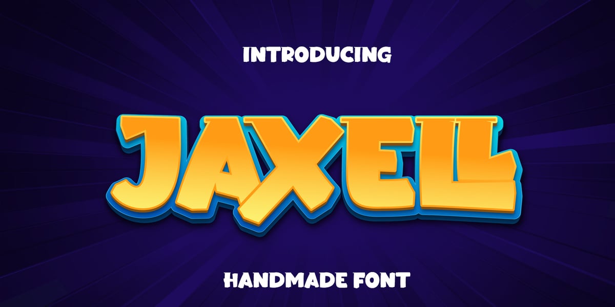 Jaysell Lettering Jaxell Font | Webfont & Desktop | MyFonts