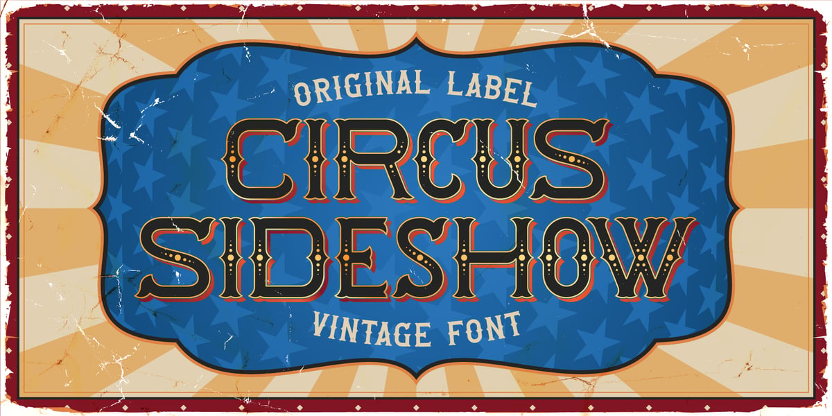 Circus Sideshow Font | Webfont & Desktop | MyFonts