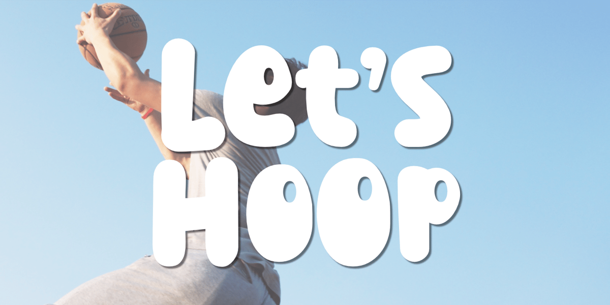 Hoop Lettering Lets Hoop Font | Webfont & Desktop | MyFonts