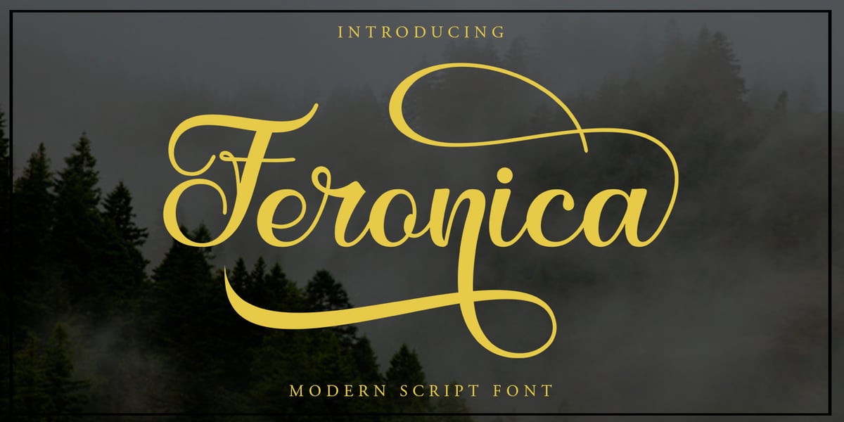 Feona Cursive Feronica Font | Webfont & Desktop | MyFonts