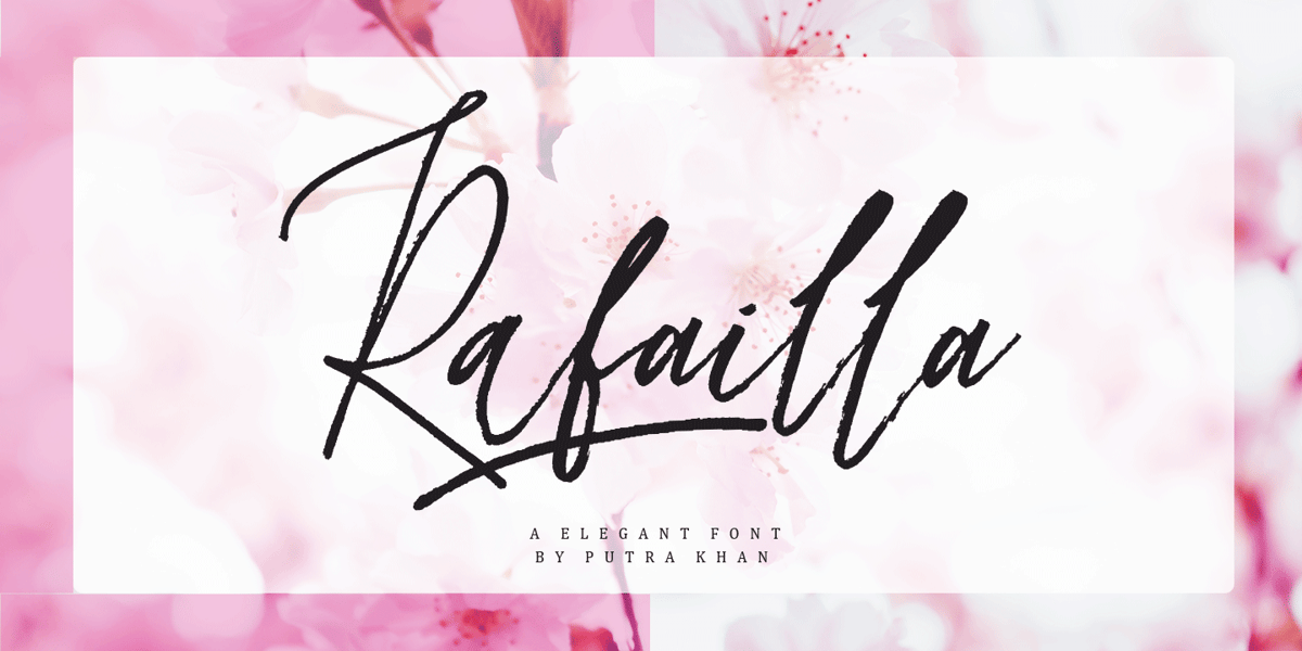 Rafael Script Font Rafailla Brush Script Font | Webfont & Desktop | MyFonts